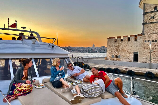 Bosphorus Sunset Yacht Cruise with Snacks and Live Guide - Beylerbeyi Palace and the Asian side feel: summer residence energy