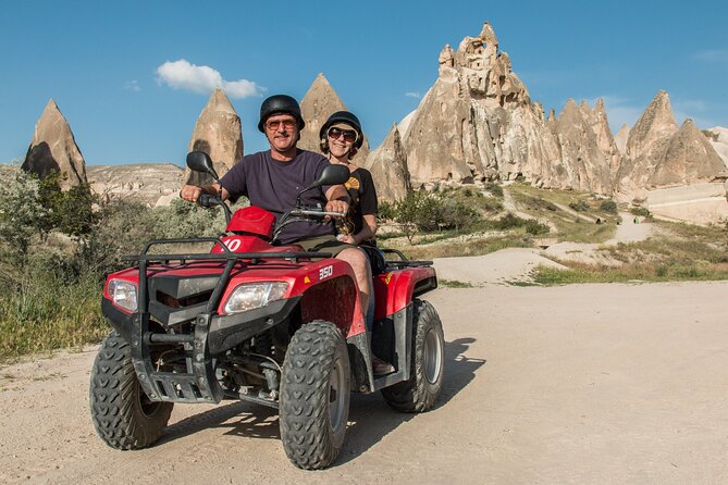 Cappadocia ATV Safari: Explore Valleys by Day or Sunset Glow - Safety briefing, helmet, and learning the ATV rhythm