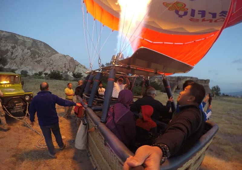 Cappadocia: Cat/Ihlara Valley Sunrise Hot Air Balloon Ride - In the air: fairy chimneys, cave homes, and the sunrise payoff