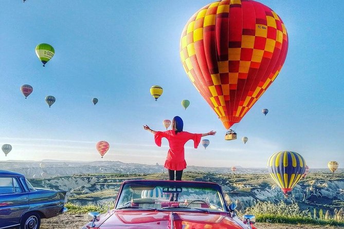 Cappadocia Classic Car Tour - Stop 3 at Gulludere Vadisi viewpoint over Göreme (about 45 minutes)