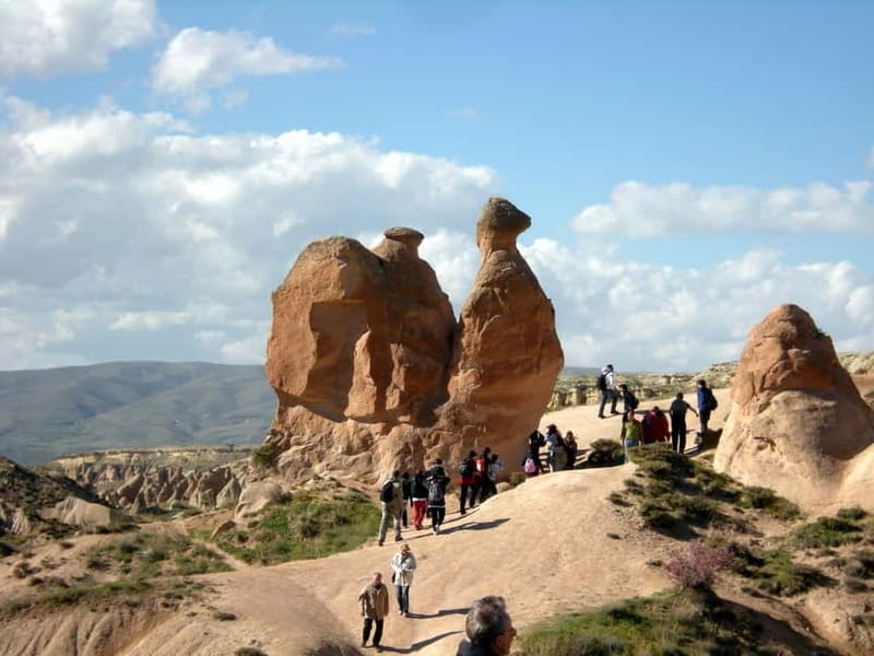 Cappadocia: Full-Day Red Tour with Underground City - Çavuşin and Pigeon Valley: villages and agriculture carved into rock