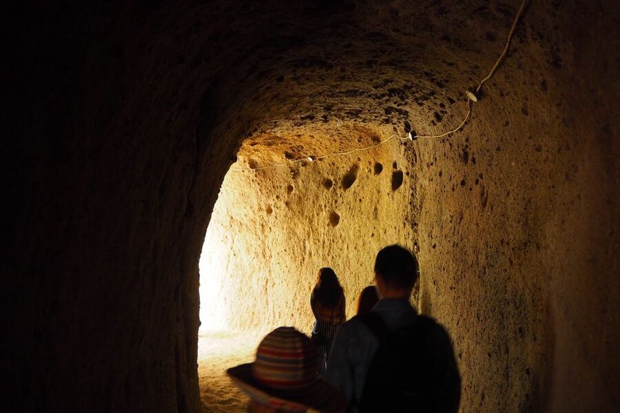 Cappadocia: Green Tour - Ihlara Valley & Underground City - Derinkuyu Underground City, where the rock turns into a system