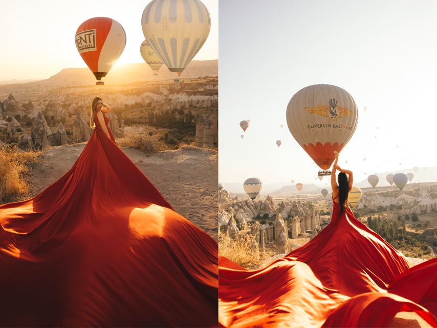 Cappadocia: Photo Shooting With Flying Dresses - Key highlights for your Cappadocia flying dress shoot