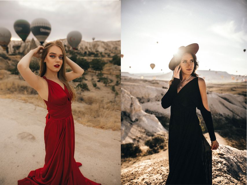 Cappadocia: Photo Shooting With Flying Dresses - Flying dresses, fairy chimneys, and why sunrise matters