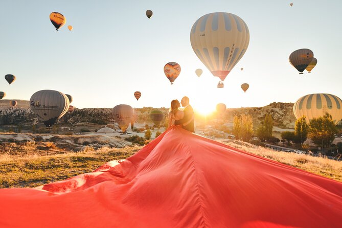 Cappadocia Private Flying Dress & Hot Air Balloon Photoshoot - When balloons cancel: how to stay calm and still get great pictures