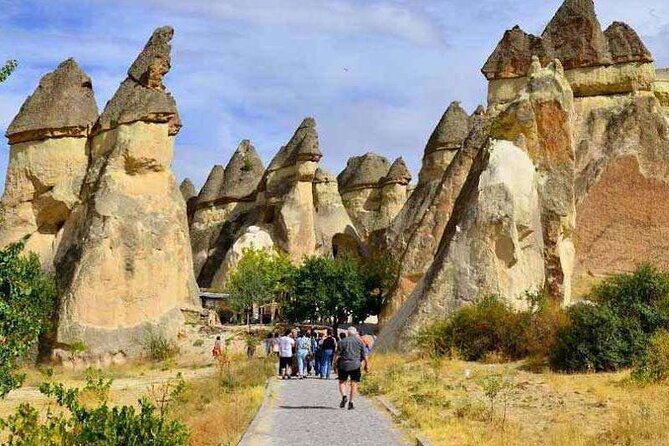 Cappadocia Red Tour Lunch + Guide + Museum Tickets /Small Group - Stop 3: Paşabağ (Valley of the Monks) for the Three-Headed Fairy Chimneys
