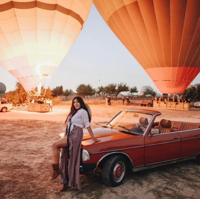 Cappadocia: Sunrise, Day Tour & Sunset Classic Car Tour - Balloon Chasing by Classic Car: How the Route Feels in Two Hours
