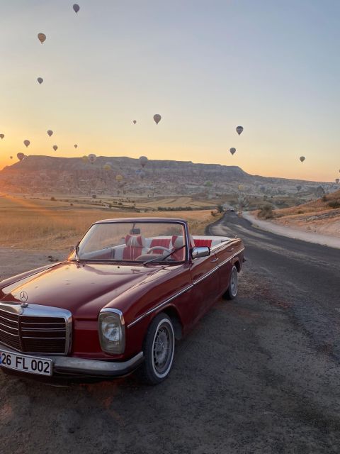 Cappadocia: Sunrise, Day Tour & Sunset Classic Car Tour - Getting Close to the Balloons: Takeoff Area Stops in Göreme