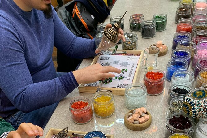 Cappadocia: Turkish Mosaic Lamp Workshop in Göreme - All Included - Instructors and the attention factor, Zehra, Ahmet, Emir, and more