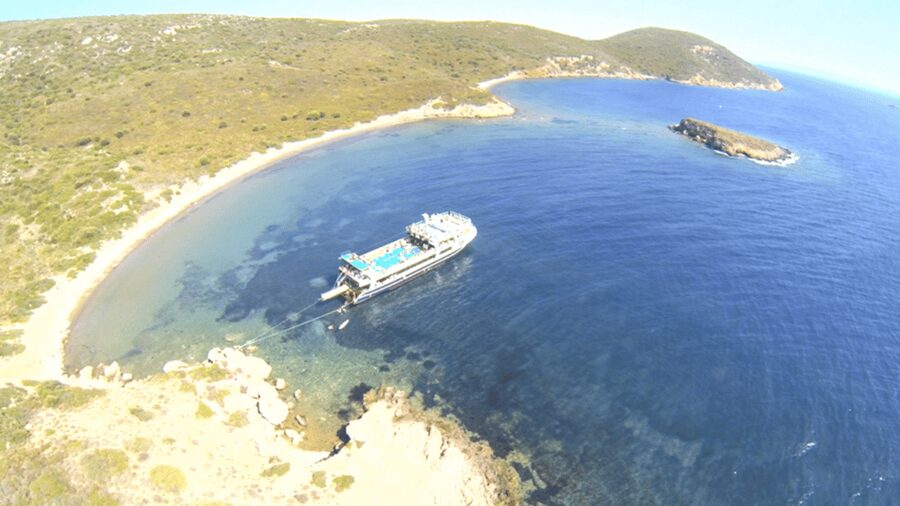 Cesme: Islands and Bays Boat Trip with BBQ Lunch - Donkey Island (Goni): the island stop that changes the rhythm
