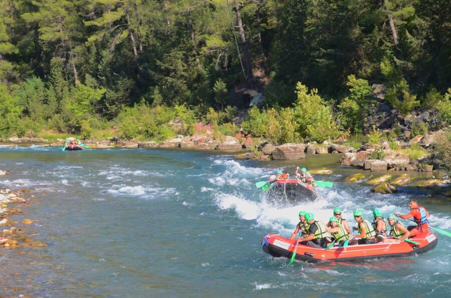 City of Side/Alanya: Koprulu Canyon Rafting Tour with Lunch - Lunch by the river and the video-photo finish