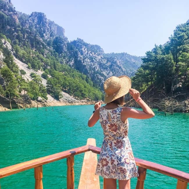 City of Side: Green Canyon Boat Trip w/Unlimited Soft Drinks - The 14 km Green Canyon cruise from Side, where the day actually unfolds