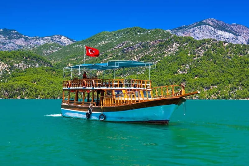 City of Side: Green Canyon Boat Trip w/Unlimited Soft Drinks - Drinks: unlimited soft drinks, no alcohol, and small glass reality
