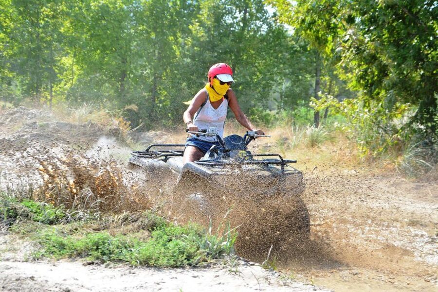 City of Side: Guided Quad Bike Riding Experience - The Taurus Mountains route near Manavgat River: what you’ll actually do