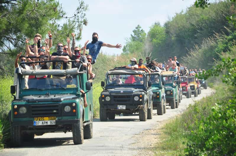 City of Side: Jeep Safari & Green Lake Boat Trip with Lunch - Jeep safari from Side: what this day feels like
