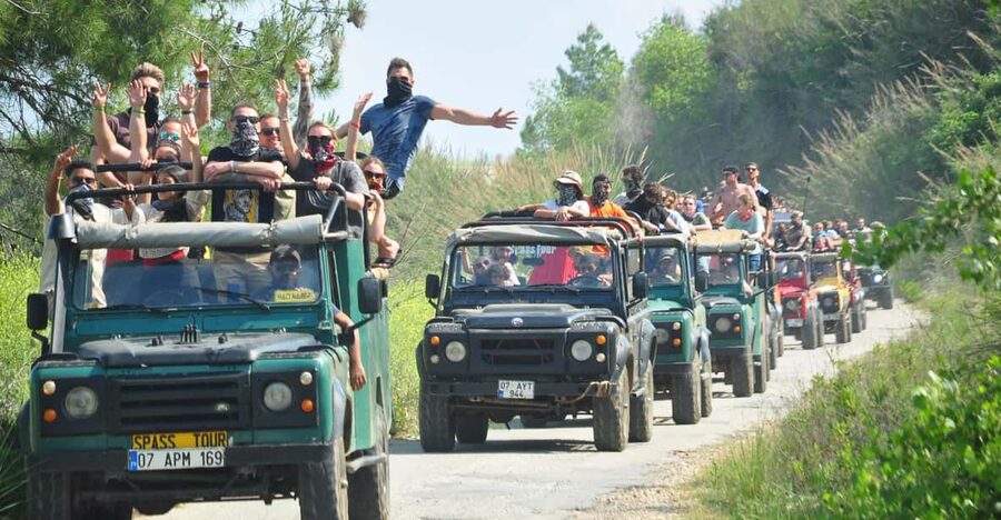 City of Side: Jeep Safari & Green Lake Boat Trip with Lunch - Pickup in Side, then a convoy safety briefing you will actually use