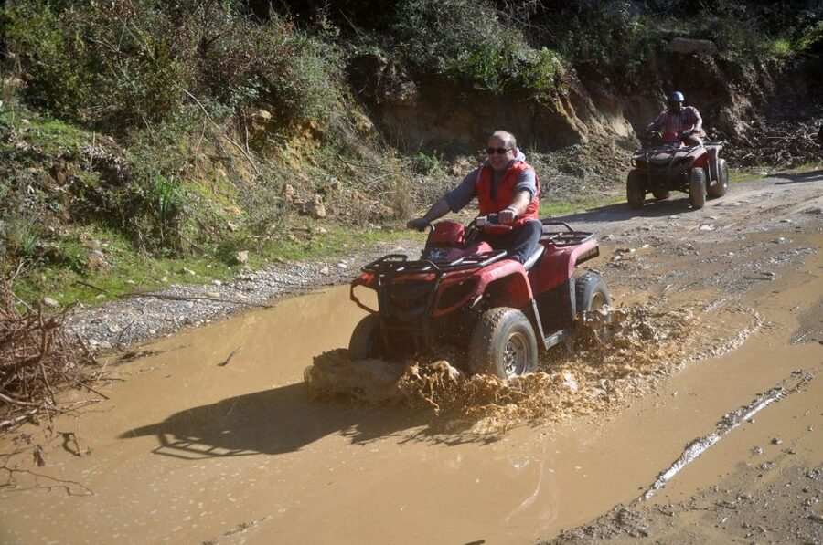 City of Side: Quad Safari Experience with Hotel Transfers - Taurus Mountains riding: two 10 km circuits near the Manavgat River