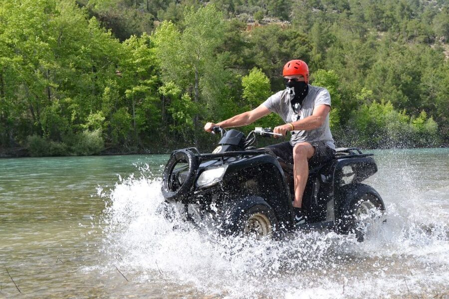 City of Side: Quad Safari Tour - The Facility Test Ride, Then the First 10 km in the River
