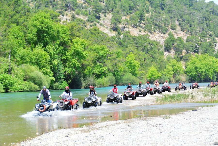 City of Side: Quad Safari Tour - The Swim Break in the Koprucay, Quick Cool-Off Time