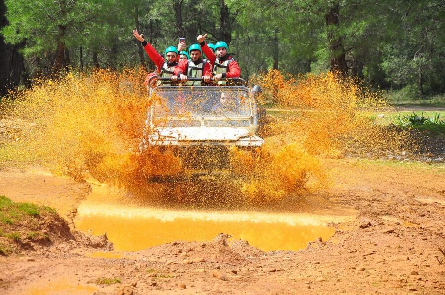 City of Side: Rafting, Zipline, Jeep, Buggy and Quad Combo - Rafting the 8.6 mile course with 10 rapids (and a swim break)