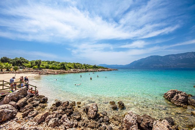 Cleopatra Island Boat Trip incl. Lunch and Drinks - Ince Kum swim break: a national park beach for snorkel and sun time