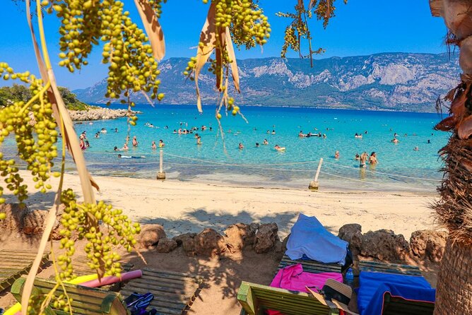 Cleopatra Island Boat Trip, Lunch and Soft Drinks include ,from Marmaris - Gulf of Gökova Scenery Plus a Cleopatra Story, Without the Fuss