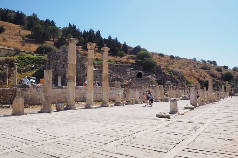 Ephesus Bible Study Tour from Kusadasi or Izmir - Ephesus ruins: Church of Mary, Grand Theater, and the Marble Road