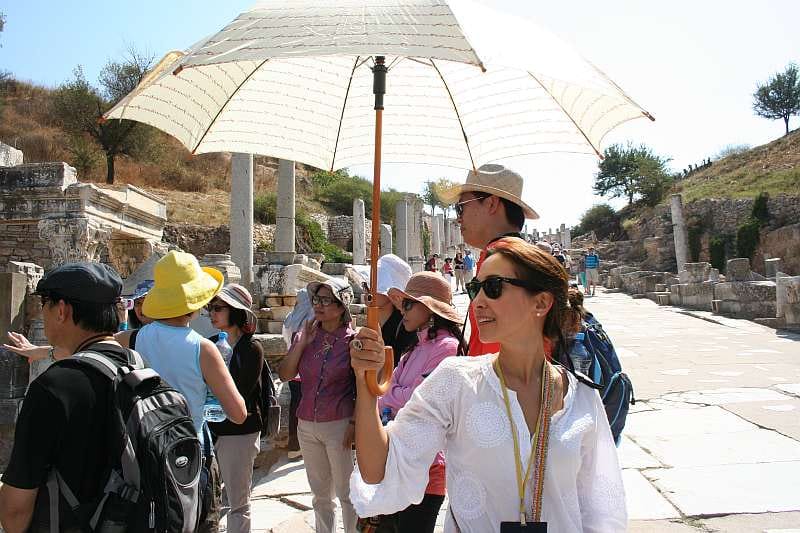 Ephesus: Small Group Tour for Cruise Passengers - Ephesus ruins: the Odeon, Pollio Fountain, and Celsus Library