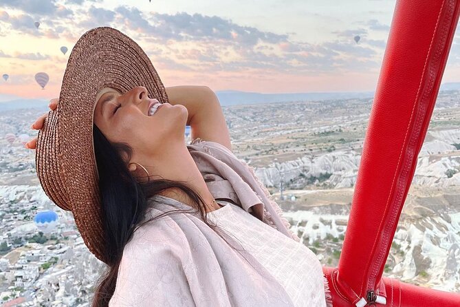 Exclusive Hot air balloon Flight in Cappadocia - Entering the sunrise balloon mood over Göreme