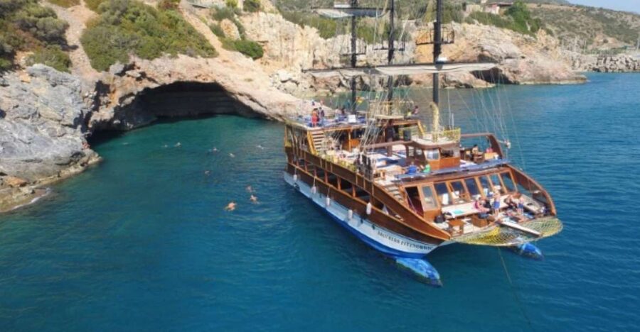 Explore Alanya's Beauty Catamaran Boat Tour - Old Shipyard Swim Stop: A Quick Cool-Off Before the Main Sights