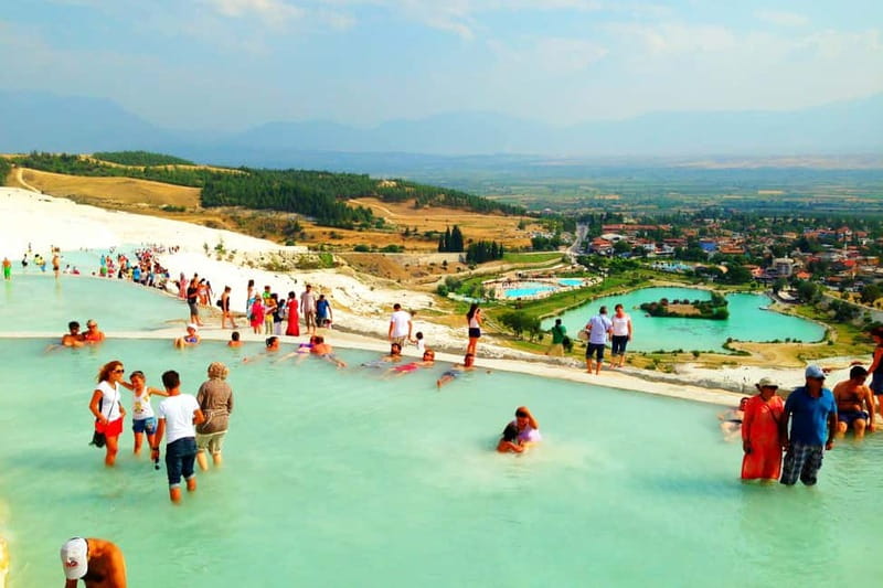 Fethiye: Pamukkale Hot Spring & Hierapolis Small-Group Tour - The optional gemstone or onyx factory stop