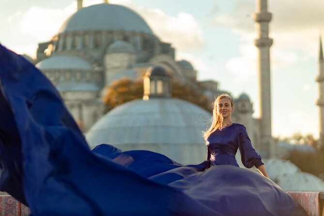 Flying Dress Photography on an Iconic Rooftop in Istanbul - Who this suits best in Istanbul