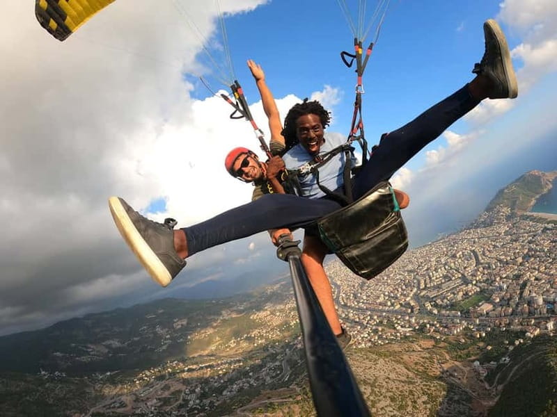 From Antalya: Alanya Paragliding Experience with Beach Visit - Tandem Paragliding Over Cleopatra’s Bay: How The Takeoff Really Feels