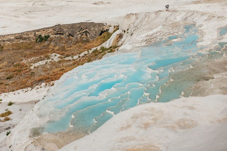 From Antalya/Kemer: Pamukkale and Hierapolis Tour with Lunch - Pamukkale Hot Springs: White Terraces and Mineral Water Reality