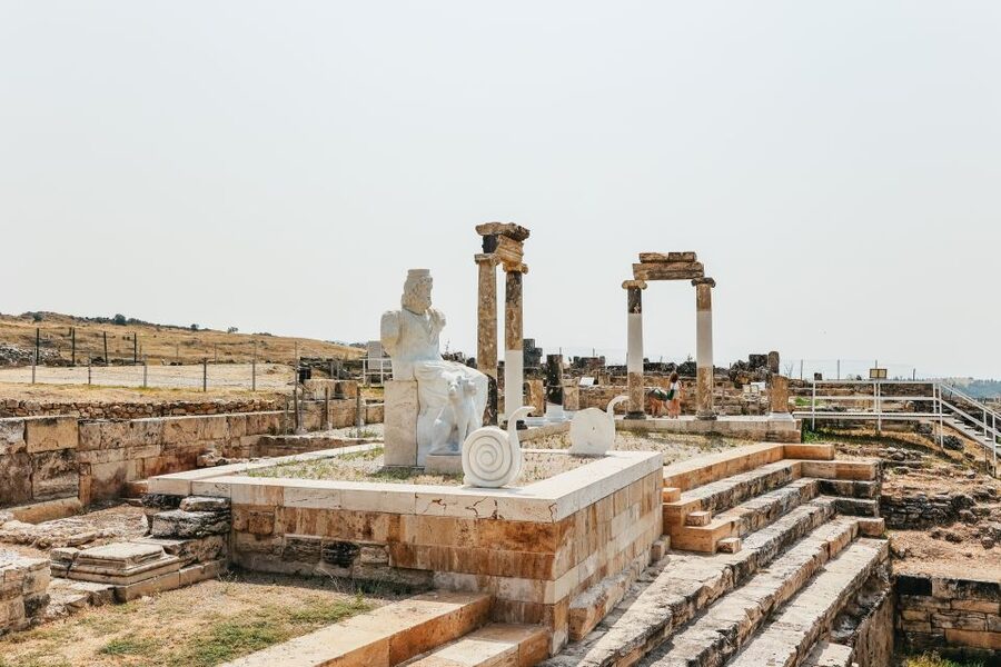 From Antalya/Kemer: Pamukkale and Hierapolis Tour with Lunch - Hierapolis Ruins: The Theatre Walk and the Big Cultural Story