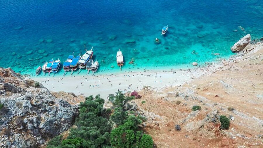 From Antalya or Kemer: Suluada Island Boat Trip with Lunch - On the water all day: the rhythm of cruise and swim stops