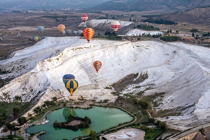 From Antalya Pamukkale Hot Air Balloon Flight with Lunch - Pamukkale time: white cliffs, thermal pools, and extra fees