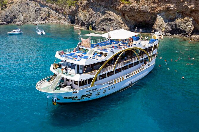 From Antalya To Kemer Mega Star Boat Trip w/Free Transfer - Kiris foam party and the deck energy you came for