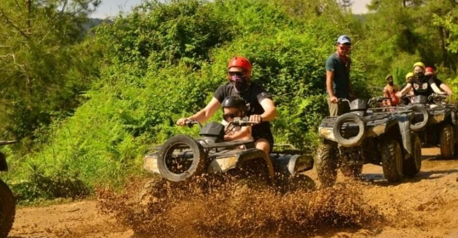 From Belek, Antalya Thrilling Quad Safari Adventure - Kurşunlu Waterfall area or Lara Beach route: how the scenery changes