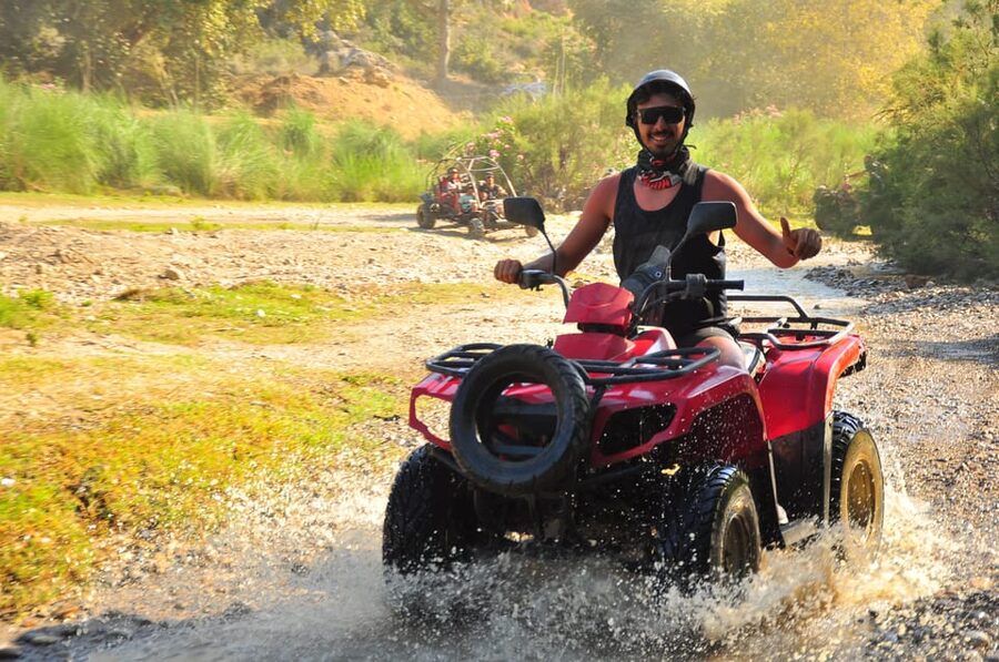 From Belek, Antalya Thrilling Quad Safari Adventure - Water crossing and the swim break: fun, but plan for reality