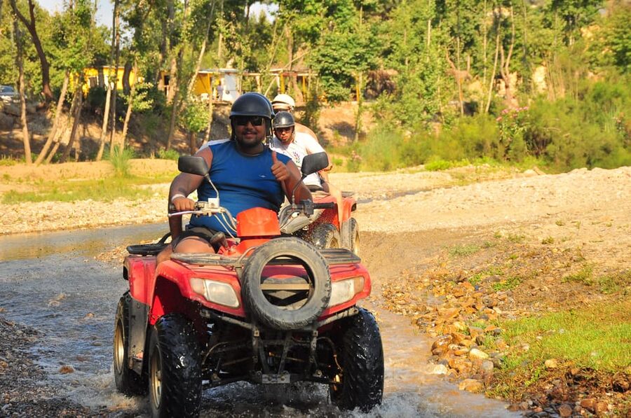 From Belek, Antalya Thrilling Quad Safari Adventure - The quick start: safety briefing, test ride, and how automatic quads work