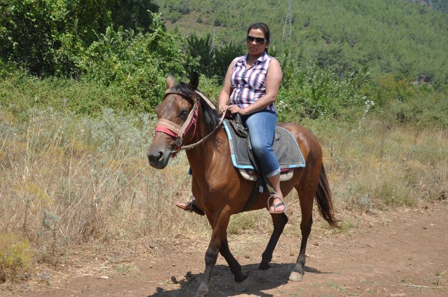 From Bodrum/Gümbet: Guided Horseback Riding Expereince - Protective Gear and Helmet Fit: Small Detail, Big Comfort