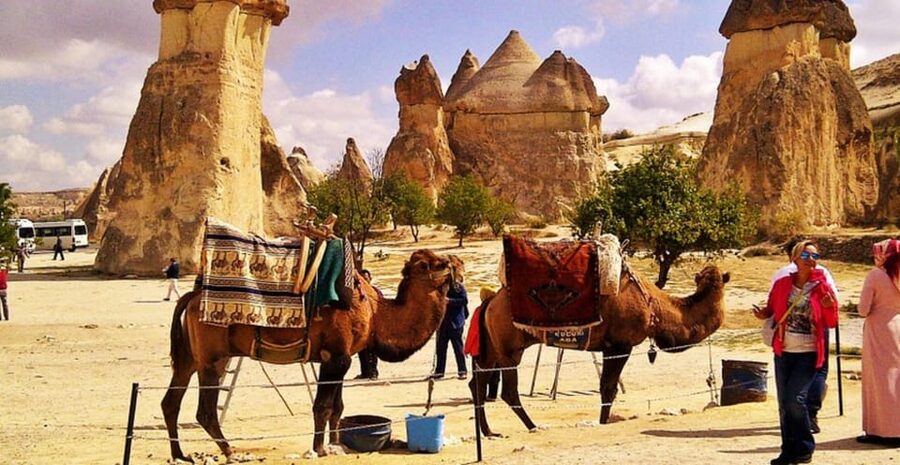 From Cappadocia: Sunrise or Sunset Camel Riding Day Trip - Traditional clothes and the reality of camel riding