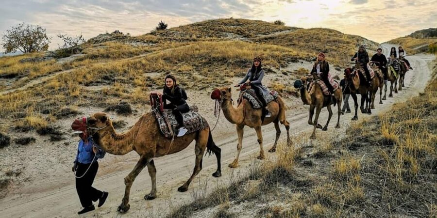 From Cappadocia: Sunrise or Sunset Camel Riding Day Trip - Getting picked up from your Cappadocia base, then getting moving