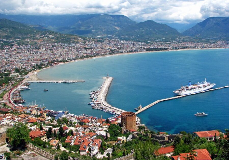 From City of Side: Alanya Guided Tour with Boat Trip & Lunch - The Alanya harbor boat trip: caves from the sea, plus key landmark views