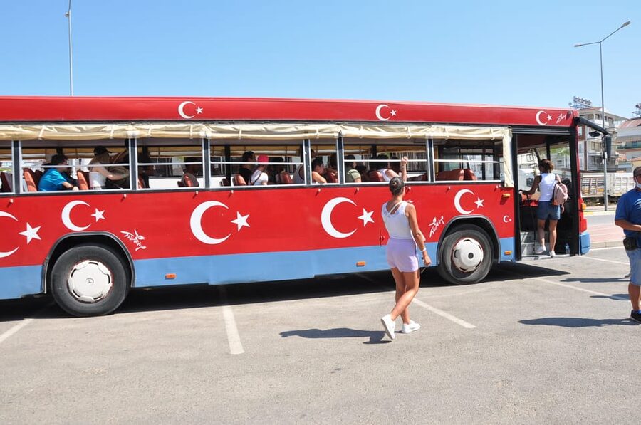 From City of Side: Cabrio Bus Safari & Boat Tour with Lunch - Manavgat Waterfalls: the spray moment plus one extra cost