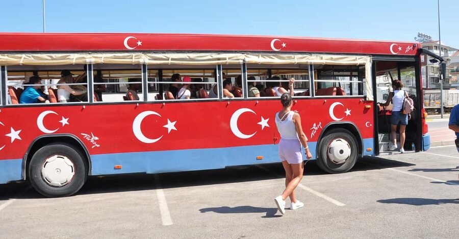 From City of Side: Cabrio Bus Safari & Boat Tour with Lunch - From hotel pickup to Seleukia: the morning rhythm