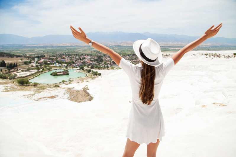 From City of Side: Pamukkale & Hierapolis Day Tour w/ Lunch - Hierapolis guided time: necropolis, theater, and museum features