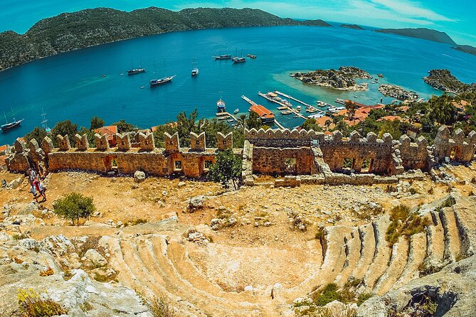 From Demre: Day Trip to Kekova by Boat - Kaleköy (ancient Simena) one hour: castle ruins and real options