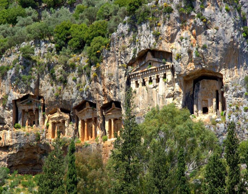 From Fethiye: Dalyan Day Trip with Mud Bath and Turtle Beach - Cruising The Dalyan River And Caunos Rock-Cut Tombs